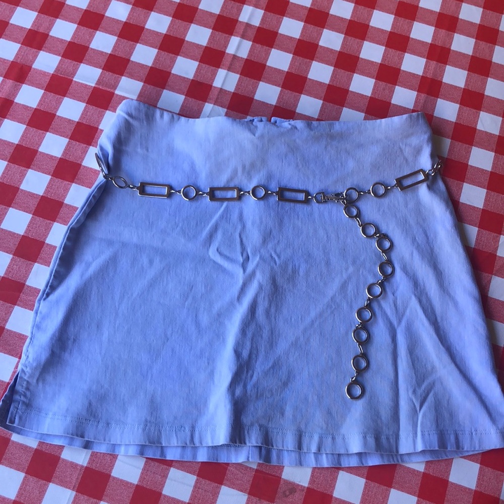 Mini skirt & belt
